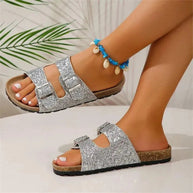 WW | Slippers mit doppelter Schnalle