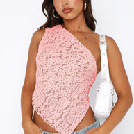 Damen-Spitzen-Top