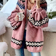 Cardigan mit Laternenärmeln