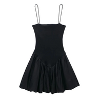 Sophia™ - Popelin-Minikleid mit Puffärmeln