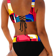 WW | Bunter Bikini Badeanzug