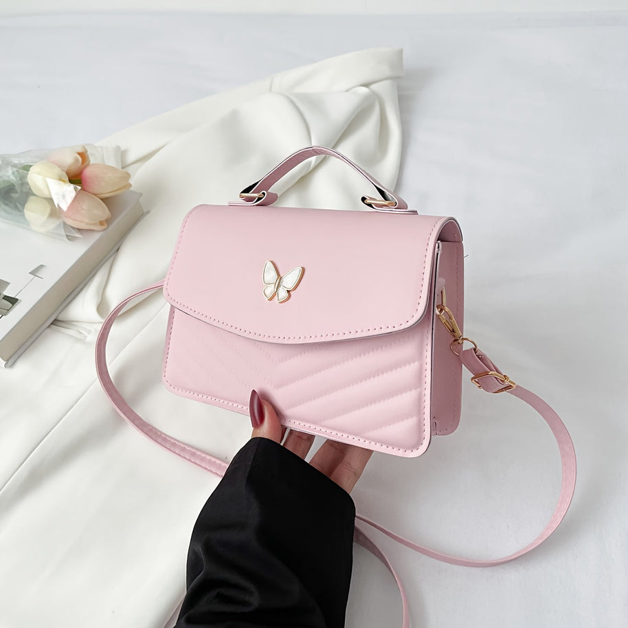 WW | Modische einfarbige Schultertasche und Umhängetasche