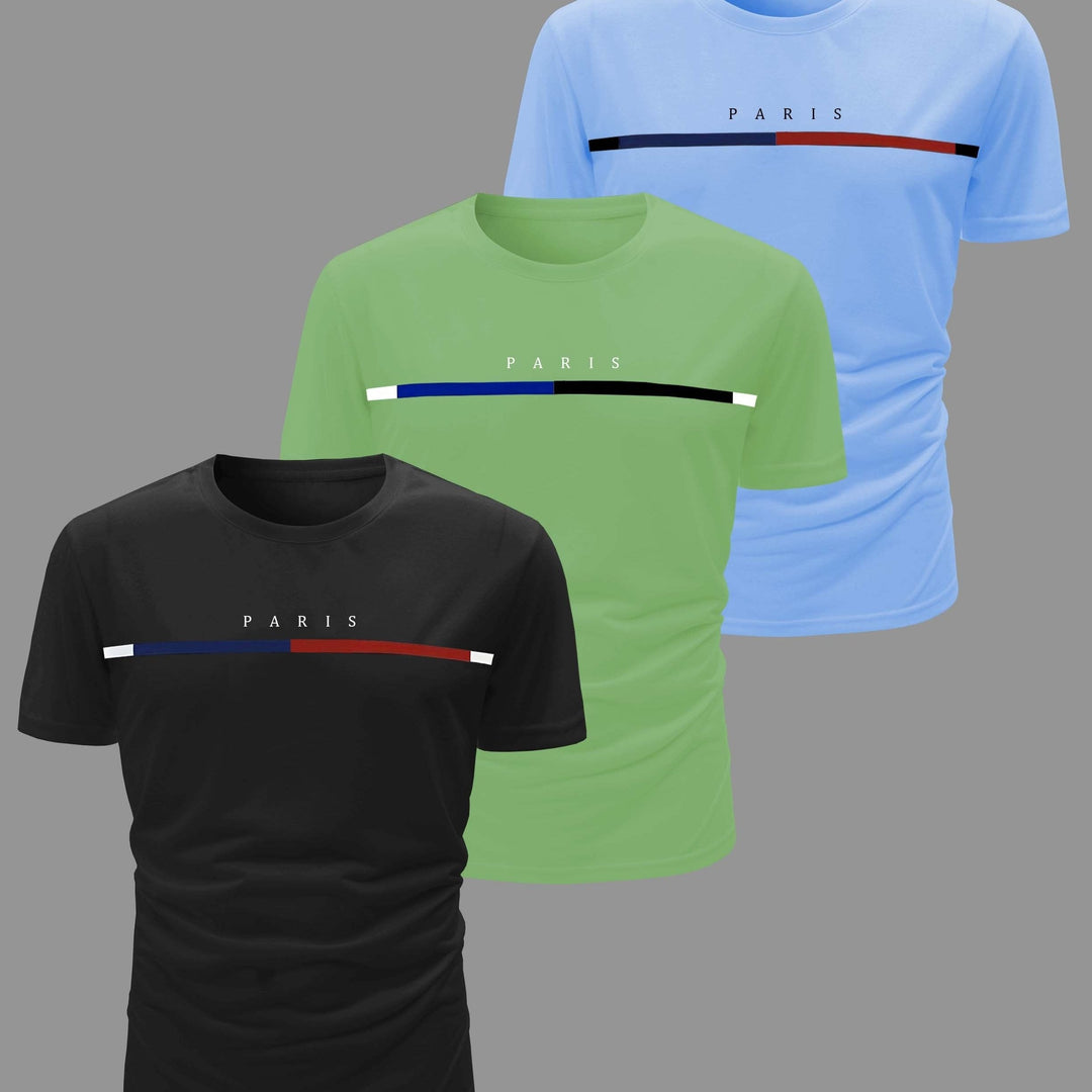 W&W Mode | 3 Pack Herren Lässig Kurzarm T-shirts