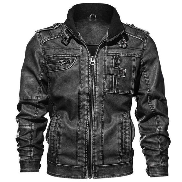 WW | Elegante Premium Lederjacke Für Herren