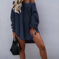 WW - Übergroßes Strickkleid