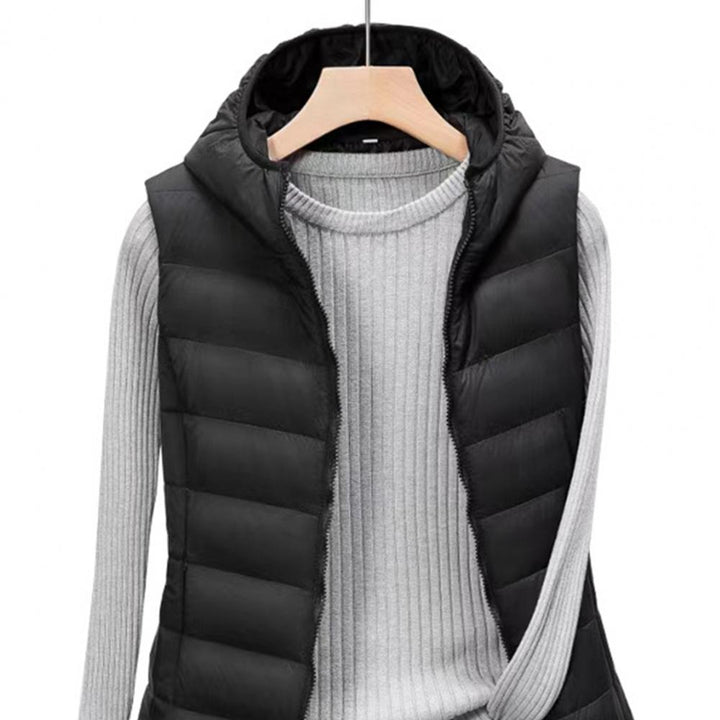 W&W Mode Langer Bodywarmer | Bequeme, elegante, länger gefütterte Jacke