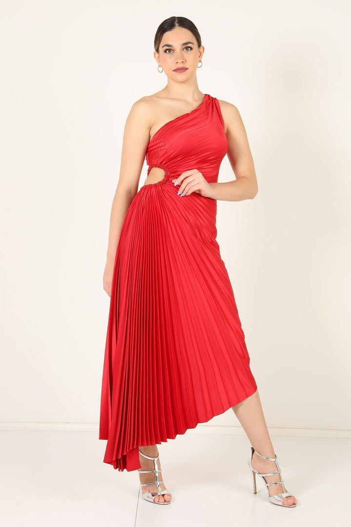 W&W Mode | One Shoulder Maxikleid
