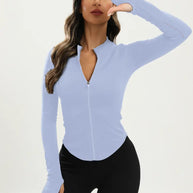 WW | Schwarze Damen Yoga Jacke | Slim Fit und Bequem