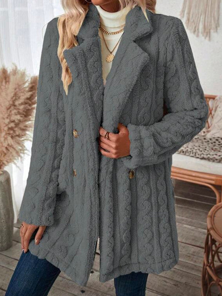 Schick und entspannt Winter Strickjacke