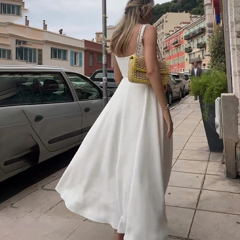 WW | Trägerkleid Mit Eckigem Ausschnitt