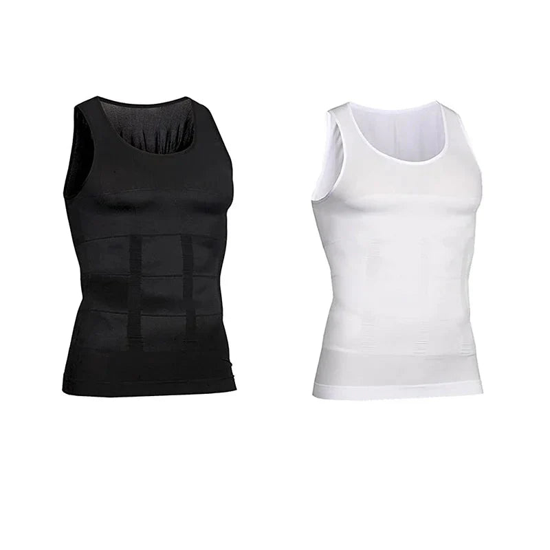 WW | Schlanke Passform Kompression Body Shaper mit Bauchkontrolle und Unsichtbarem Unterhemd Design