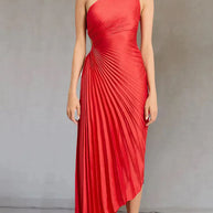 WW | One Shoulder Maxikleid