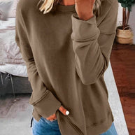 WW | Einfarbiger Damen Sweatshirt