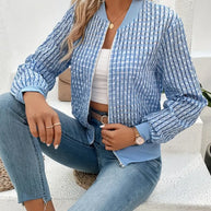 WW | Karierte Jacke mit Reißverschluss – Vielseitig und Stylisch