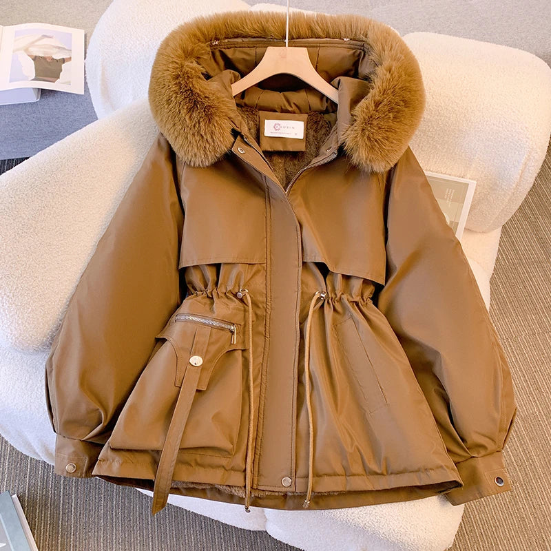 W&W Mode - Veruka- Luxuriöse Damenwinterjacke