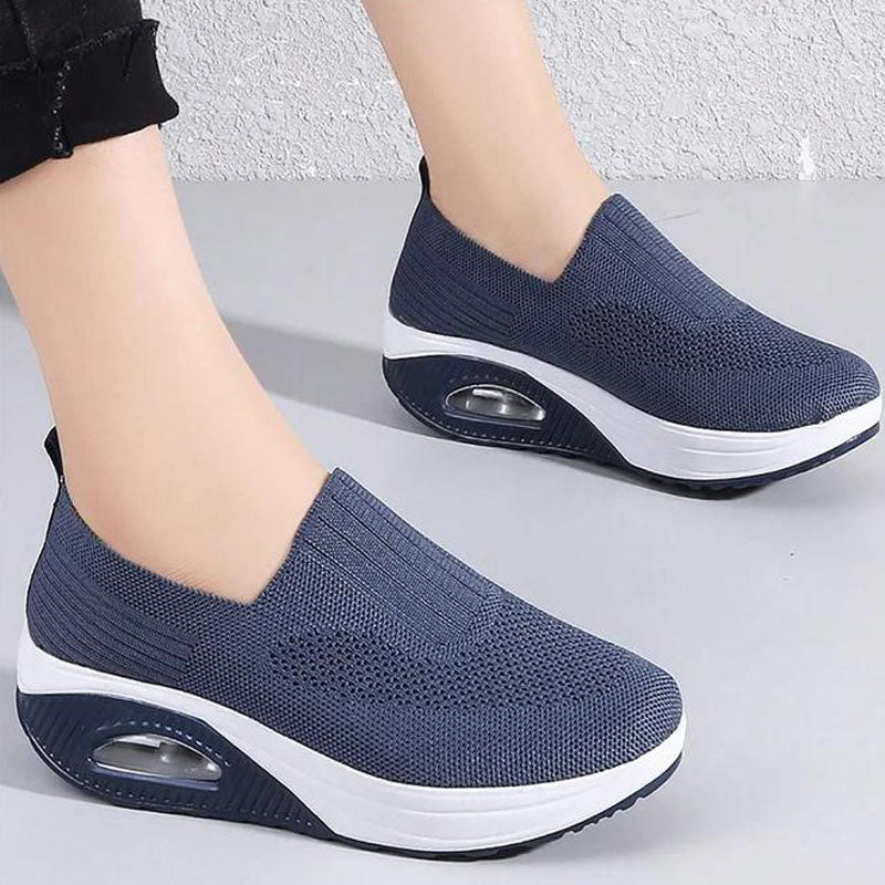 W&W Mode | Atmungsaktive Slip on Sneaker Mit Ergonomischer Sohle Für Damen