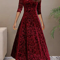 WW - Elegantes ausgestelltes A-Linien-Kleid
