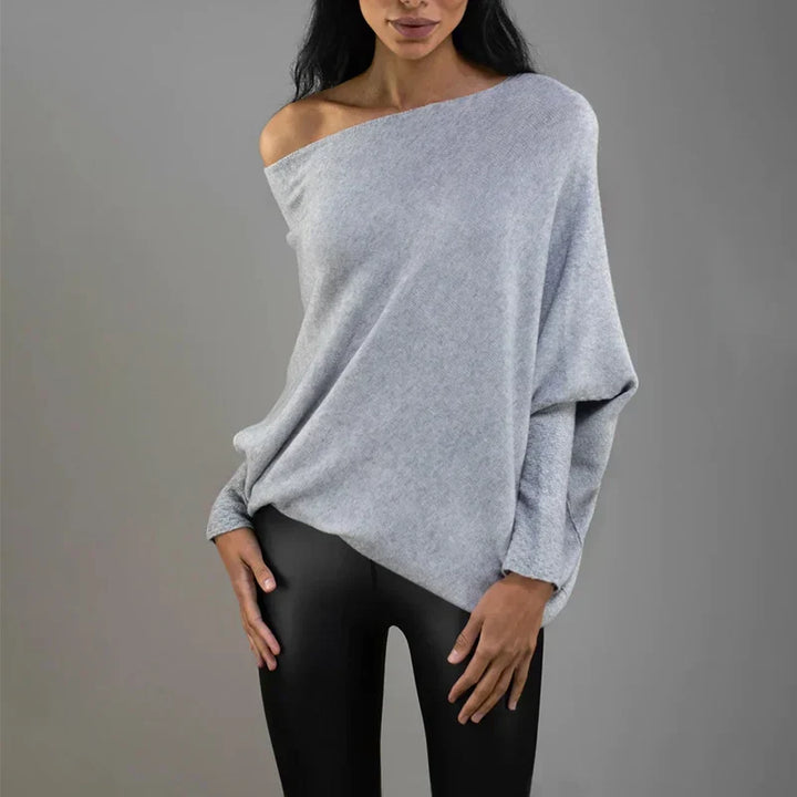 W&W Mode | Luxus Pullover Sweater Mit Offener Hals