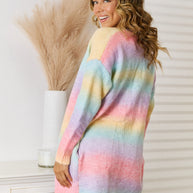 WW | Engel Flügel Vollgröße Gradient Offene Vorderseite Cardigan
