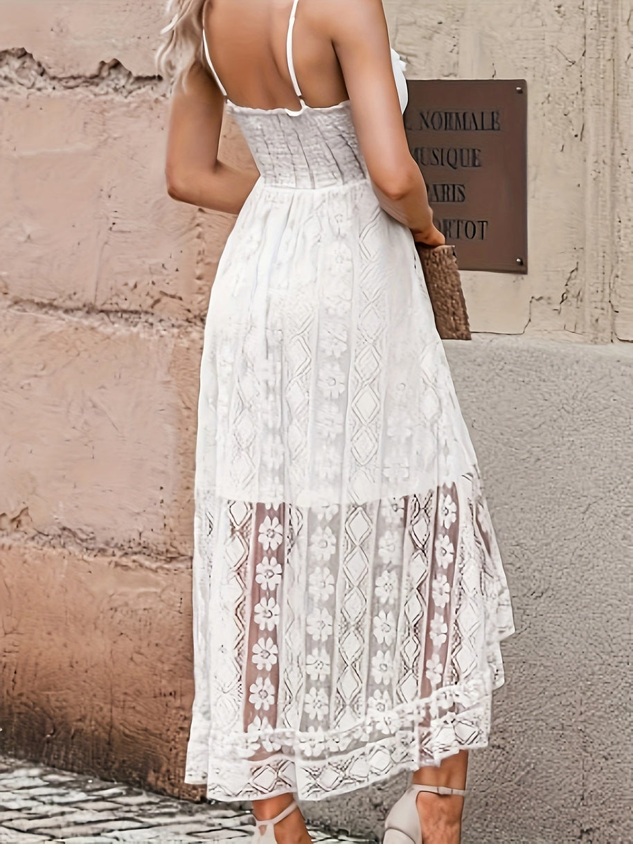 Ausschnitt Maxikleid für Damen