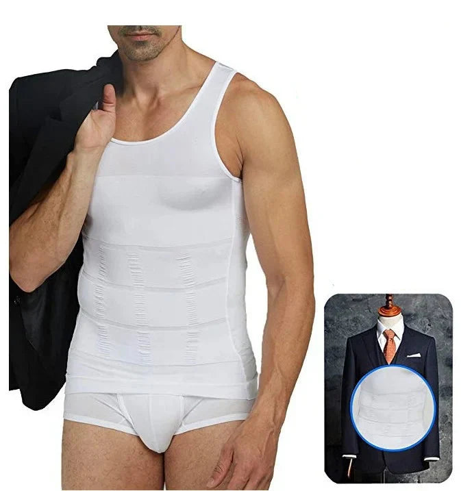 WW | Schlanke Passform Kompression Body Shaper mit Bauchkontrolle und Unsichtbarem Unterhemd Design