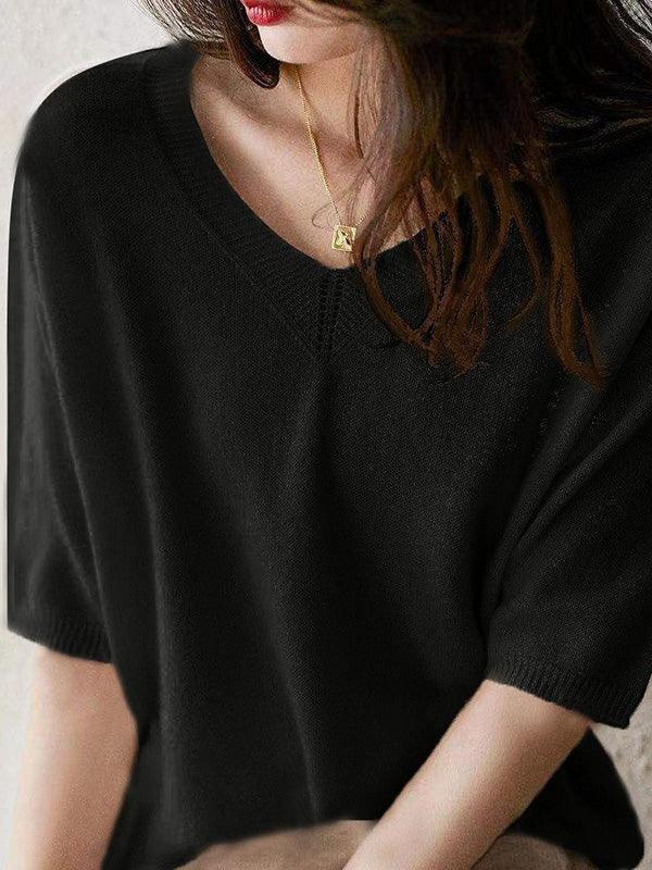 WW | Luxurious soft cashmere V-neck sweater for women