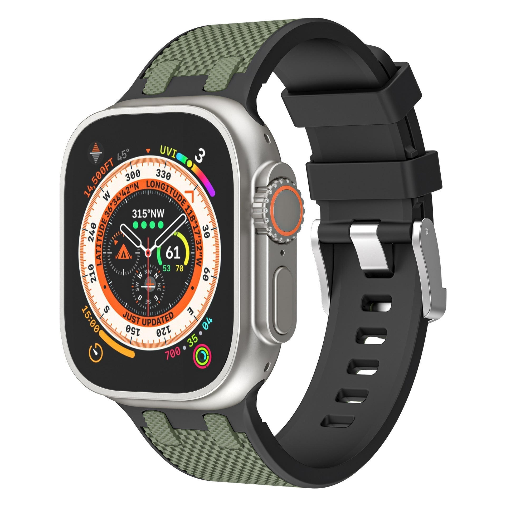 WW | Doppelte Farblich Passende Silikonband Für Apple Watch