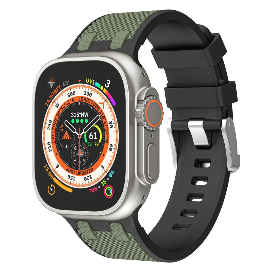 WW | Doppelte Farblich Passende Silikonband Für Apple Watch
