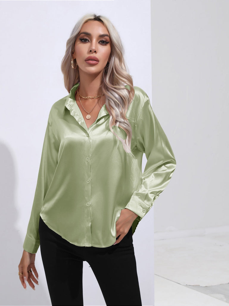 WW | Satin Hemd Für Damen