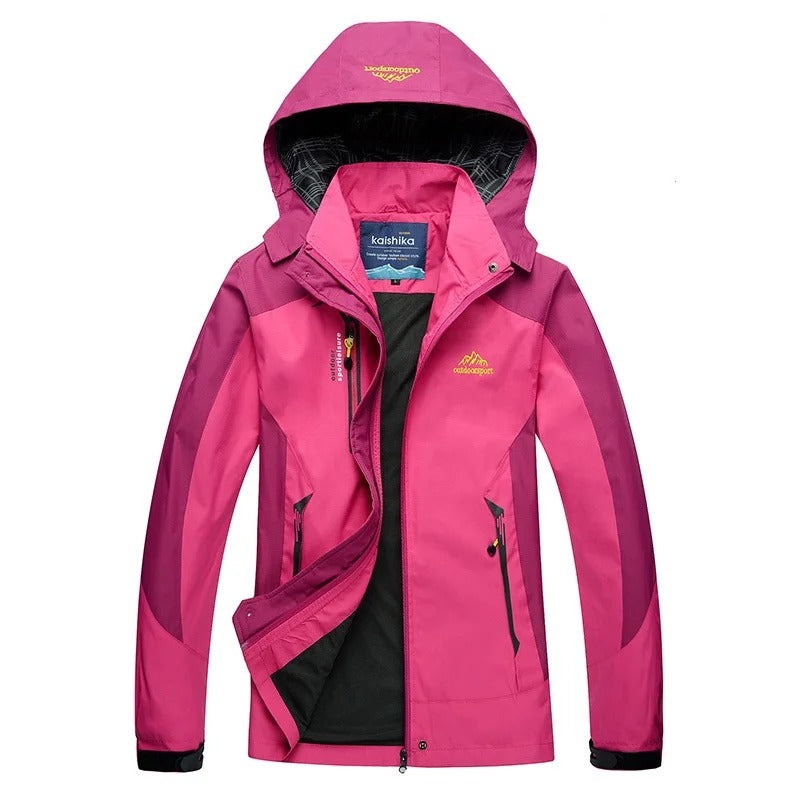 W&W Mode Outdoor Stylische Wasserdichte Skijacke Mit Kapuze Für Damen | Perfekt Für Outdoor-Aktivitäten