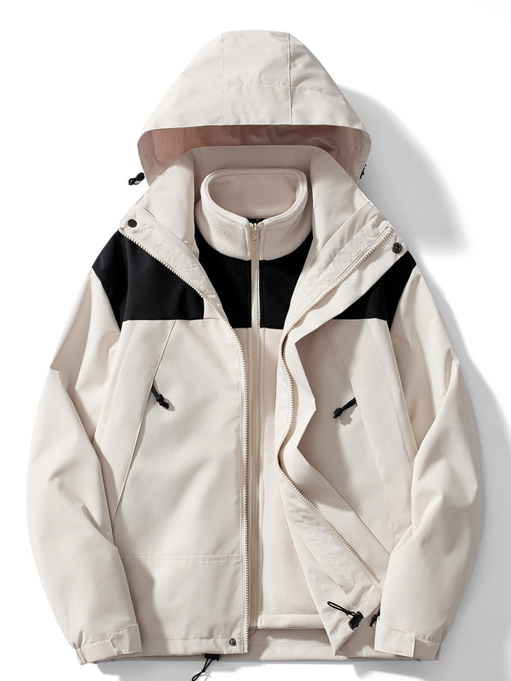W&W Mode | 3-In-1 Fleece-Winterjacke Mit Kapuze Für Damen