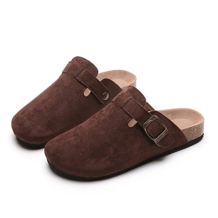 W&W Mode | Orthopädische Leder Pantoffeln