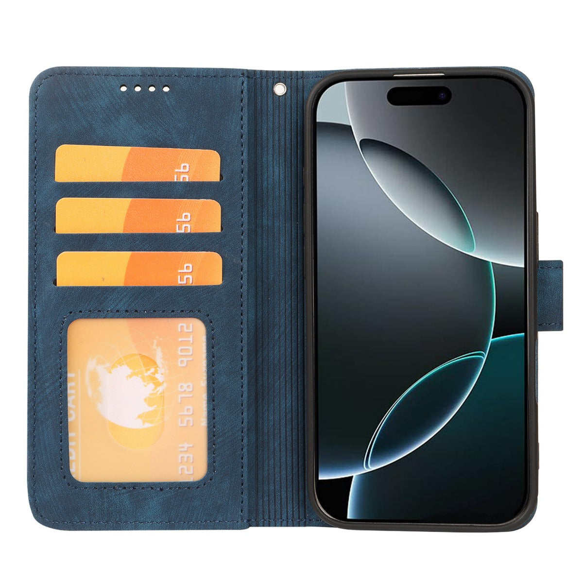 W&W | Apple kleine runde Schnalle Flip Handyhülle