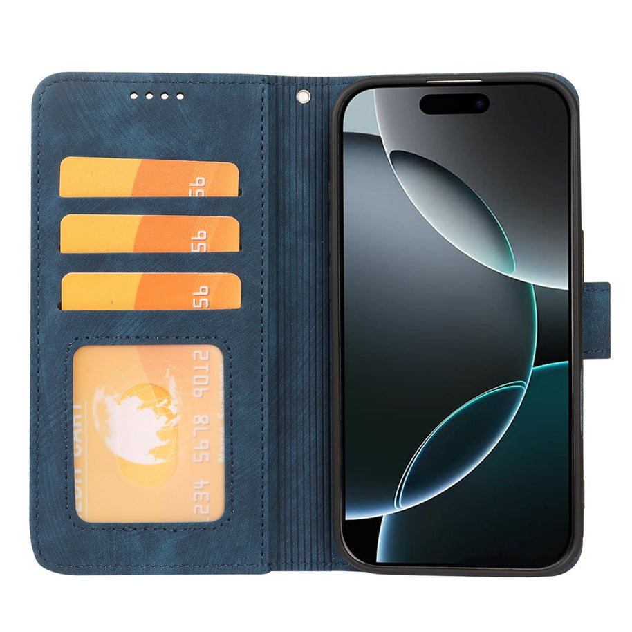 W&W | Apple kleine runde Schnalle Flip Handyhülle