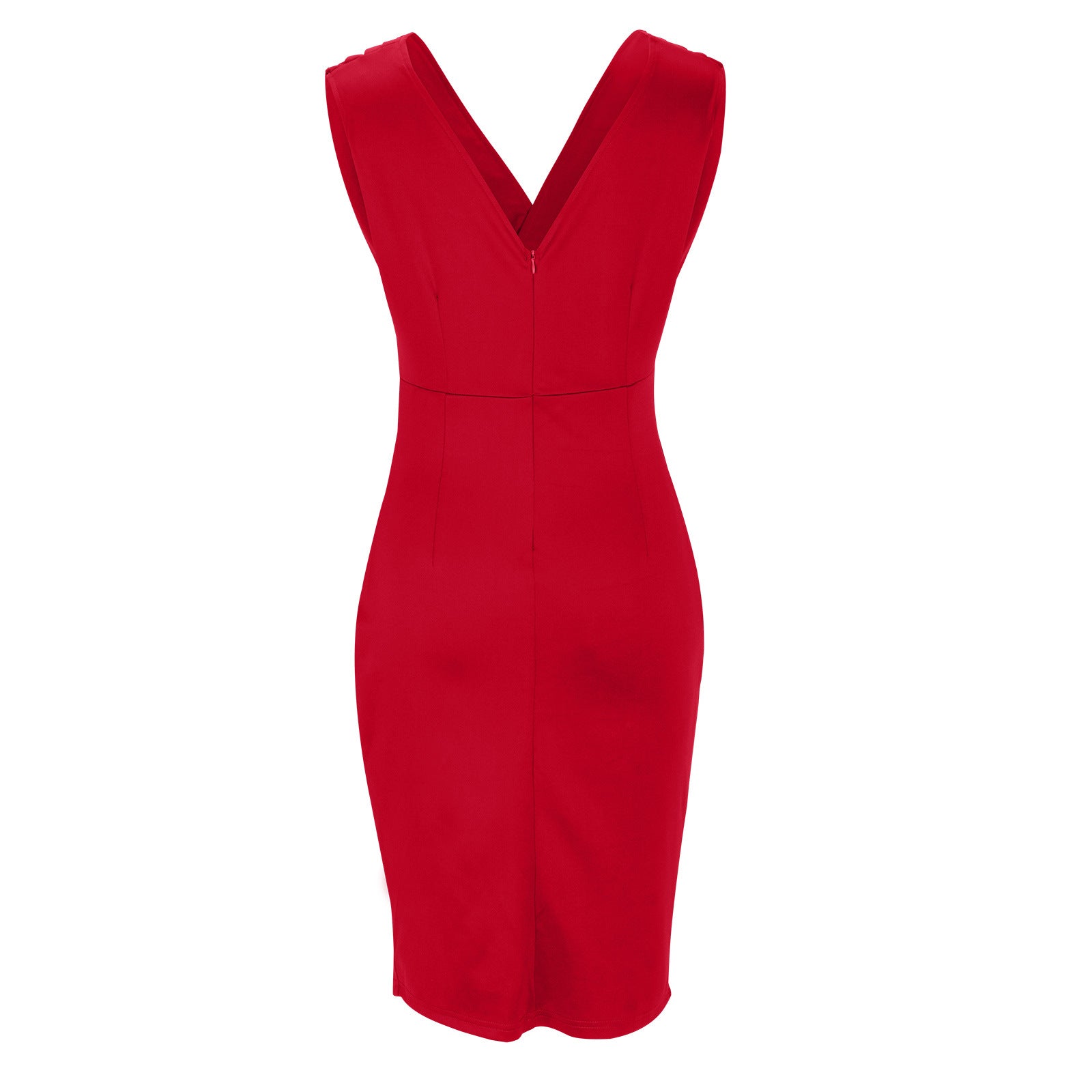 WW | V-Ausschnitt Kleid mit Schlitz