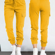 WW | Cargo-Hosen mit Gummibund in der Taille