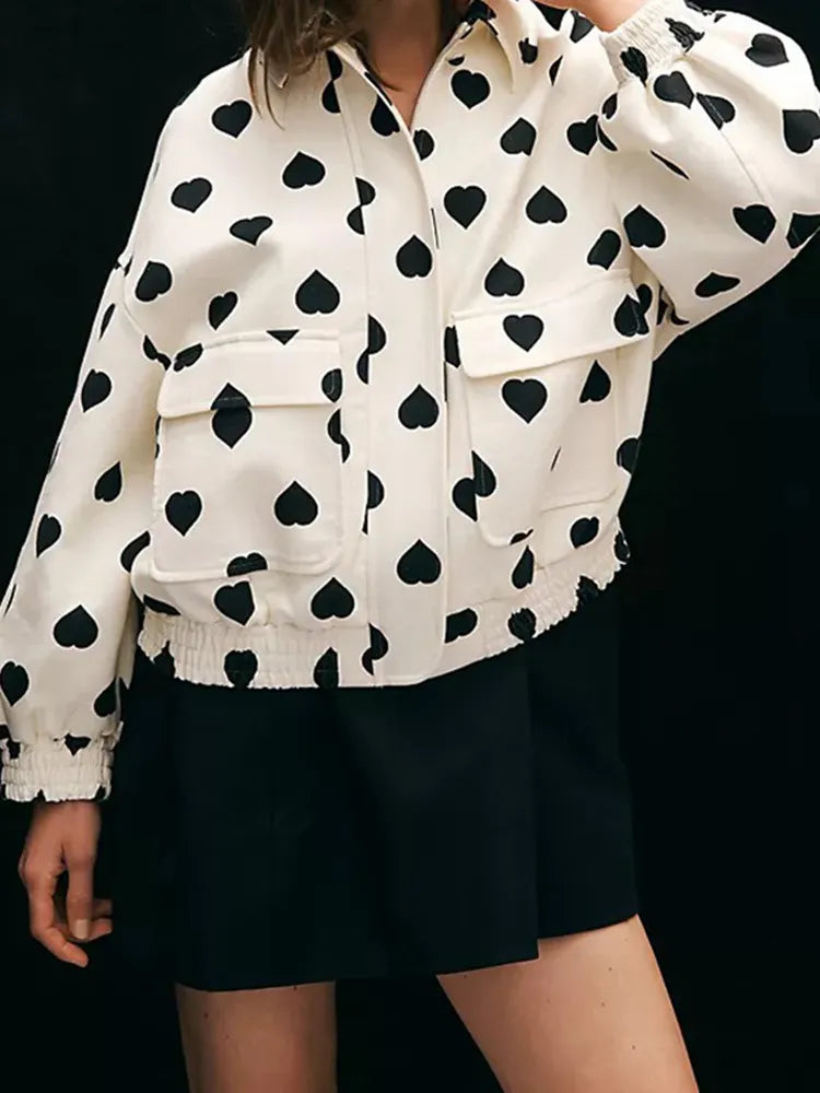 W&W Mode | Jacke mit Herzdruck