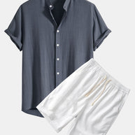 WW | 2 Teiliges Leinensatz Für Herren