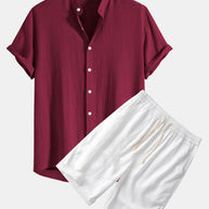 WW | 2 Teiliges Leinensatz Für Herren