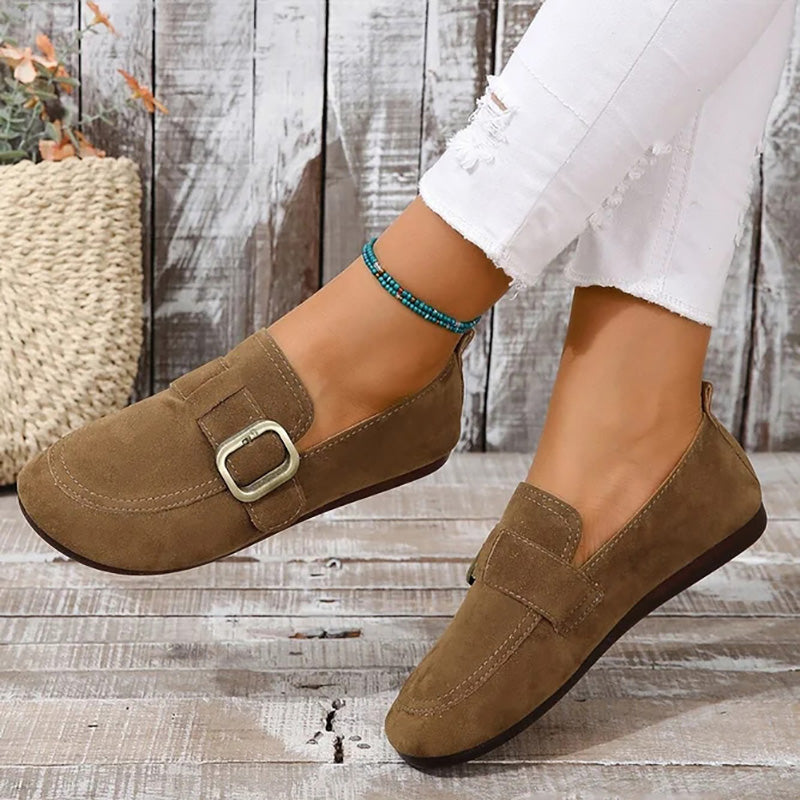 W&W Mode | Vintage Bequeme Slip-On-Schuhe