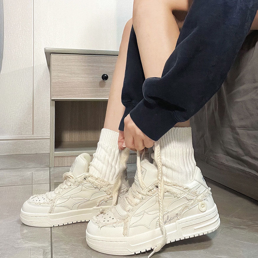 W&W Mode | Hochwertige Y2k Sneaker in Gebrochenem Blau