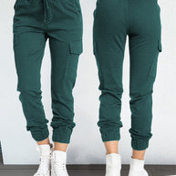 WW | Cargo-Hosen mit Gummibund in der Taille