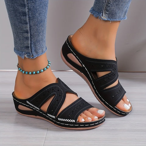 W&W Mode | Atmungsaktive Schuhe Mit Riemen Aus Leder