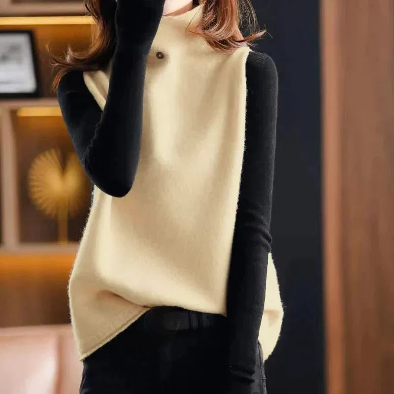 W&W Mode Johanna Weste mit Rollkragen