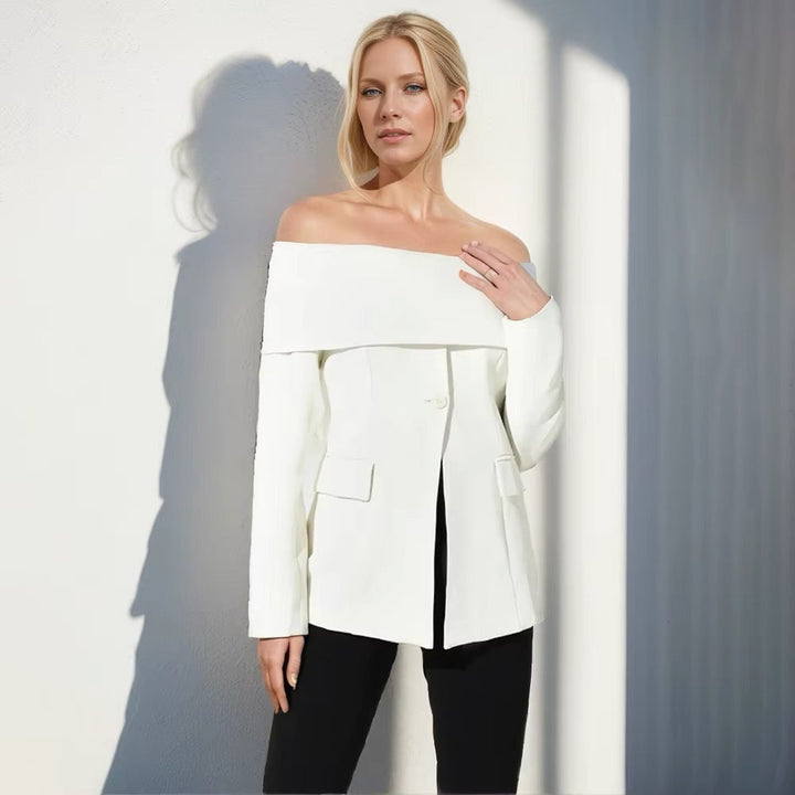 W&W Mode | Off Shoulder Blazer