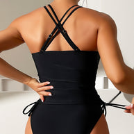 WW Tankini-Badeanzug mit überkreuzten Trägern