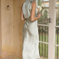 WW | Glänzendes Maxikleid