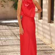 WW | Glänzendes Maxikleid