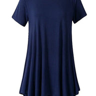 WW | Sommerliches Loose Fit T-shirt Mit Kurzen Ärmeln