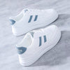 Blaues veganes Leder
